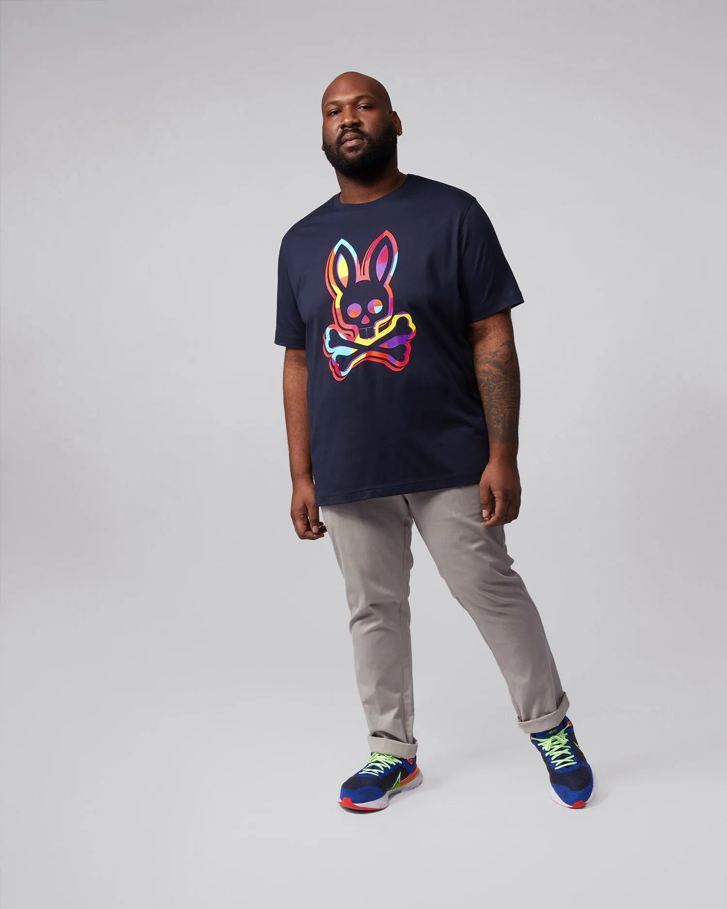 MENS BIG AND TALL BINNS GRAPHIC TEE - B9U464T1PC
