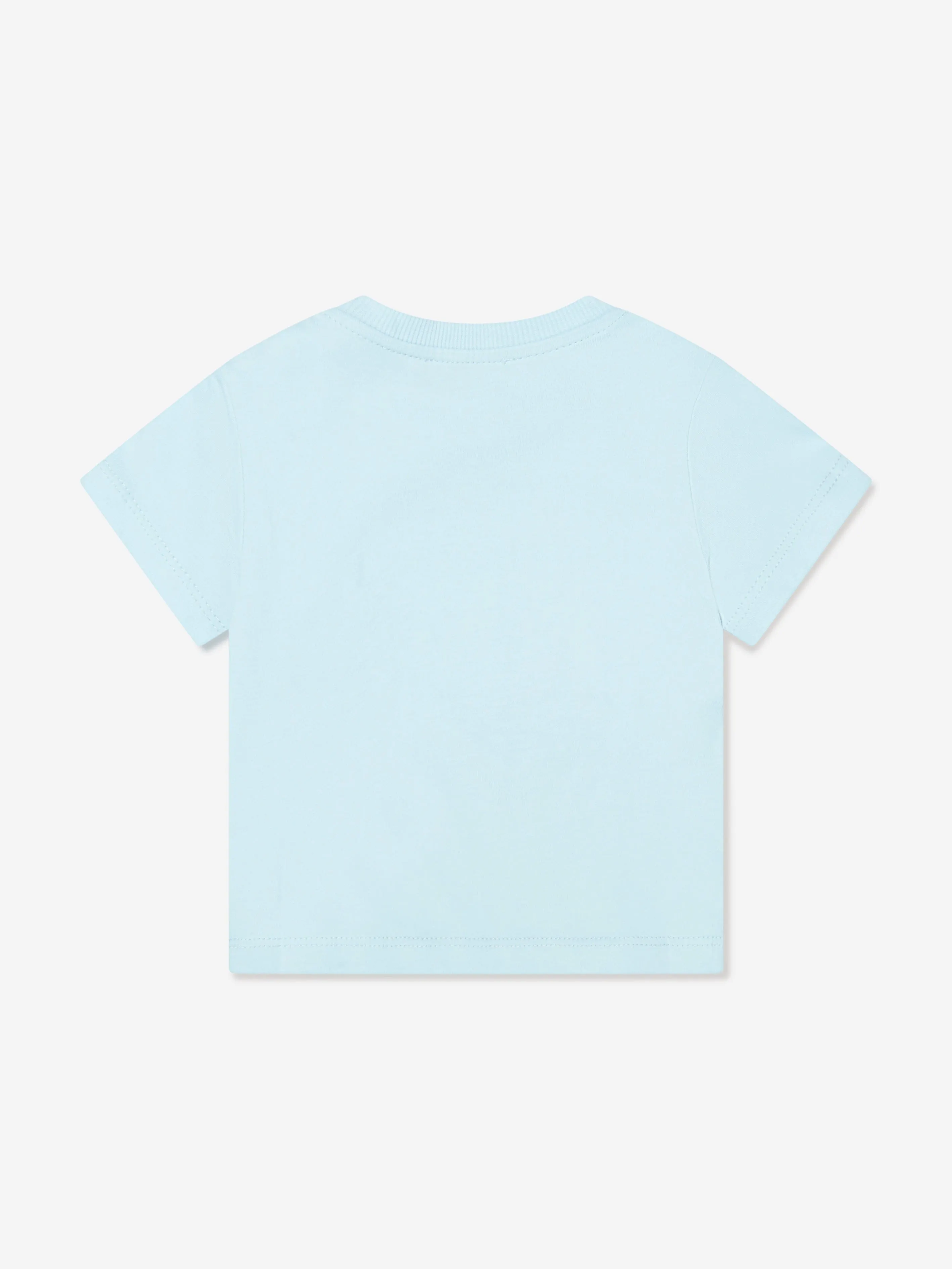 Moschino Baby Teddy Logo T-Shirt in Blue