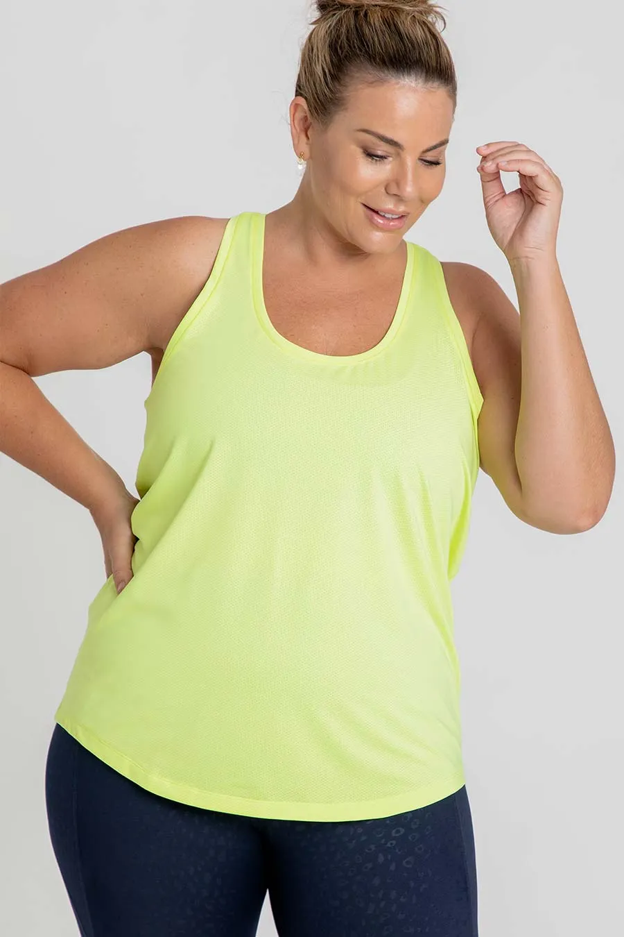 Pace Performance Singlet - Citron